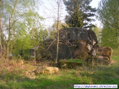 Bunkr na pozemku připadajícímu k rekreačnímu objektu Vodní ráj