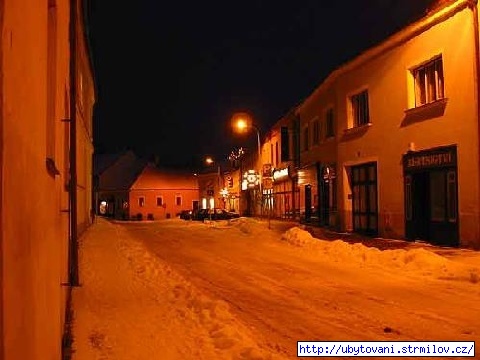 Antonínská ulice o vánocích