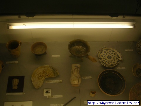 Exponáty v hradním muzeu