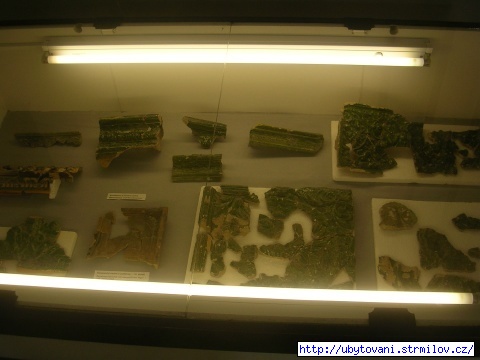 Exponáty v hradním muzeu