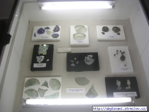 Exponáty v hradním muzeu