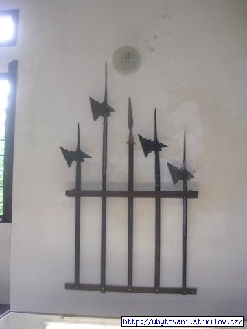 Exponáty v hradním muzeu