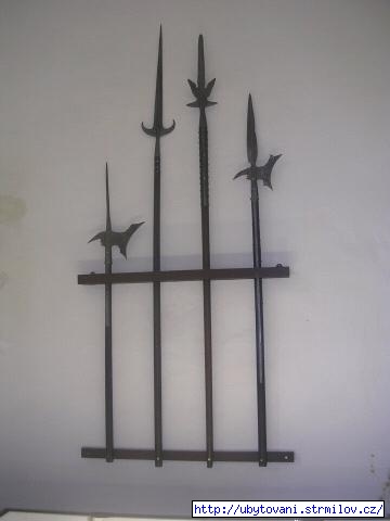 Exponáty v hradním muzeu