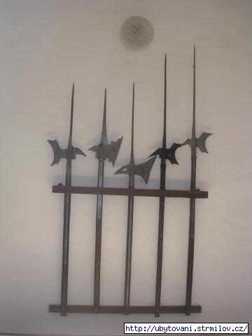 Exponáty v hradním muzeu