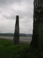 Hraniční kámen mezi Čechami (Strmilov) a Moravou (Jilem)