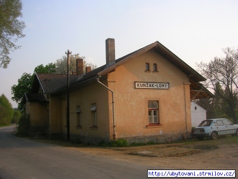 Nádraží Lomy - Kunžak